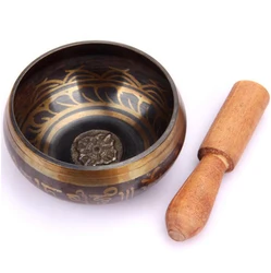 Чаша Гималайская ручной работы из Непала, оптовая продажа, тибетские поющие чаши для йоги, медитации, релаксации, лечения и успокоения, 8 см, 8,5 см