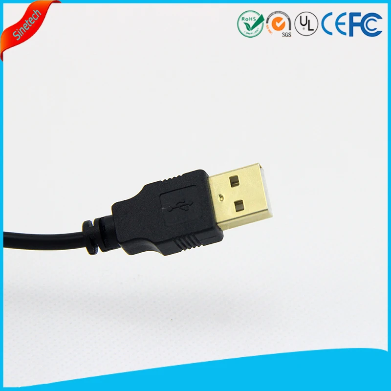 USB A M to DC5521 M cable DC5525 5 Volt DC Jack Power Cable