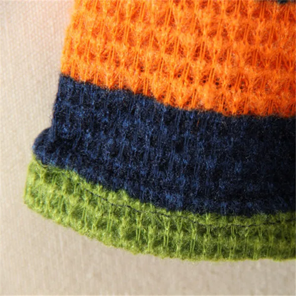 Дети модная одежда широкий свитер образец вязания дети трикотажные свободного покроя пуловеры свитер / главная зимняя wearings