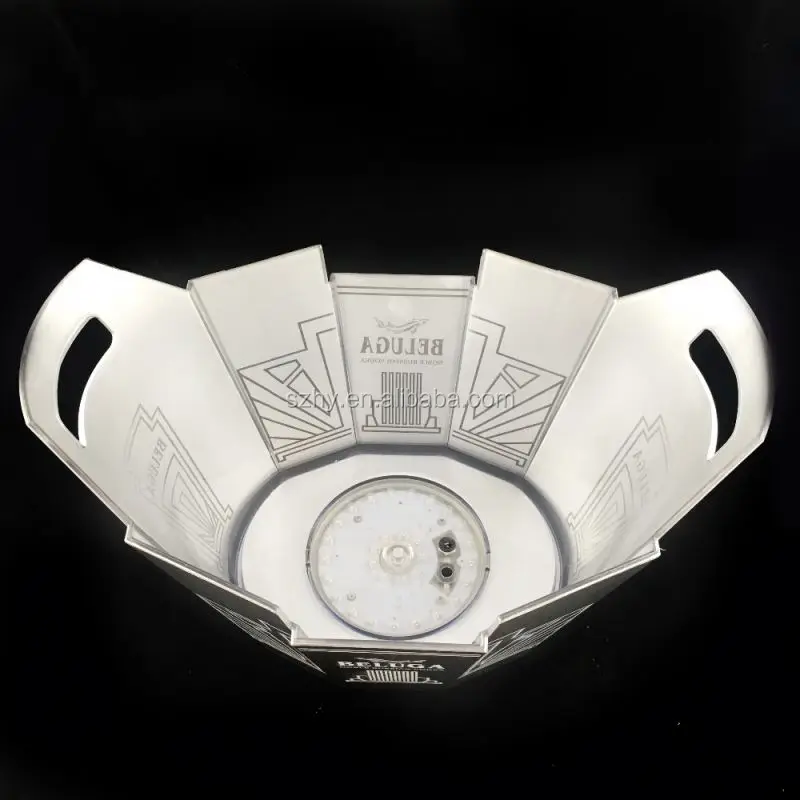 New design champagne Beluga club led Ice Bucket