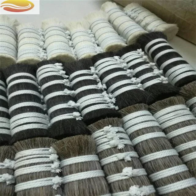 
Wholesale Making Brushes Bundles Double Drawn Natural Brown Horse Mane Hair Horse Hair 