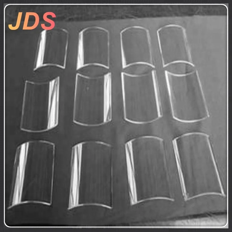 Прозрачная полукруглая кварцевая стеклянная трубка JDS