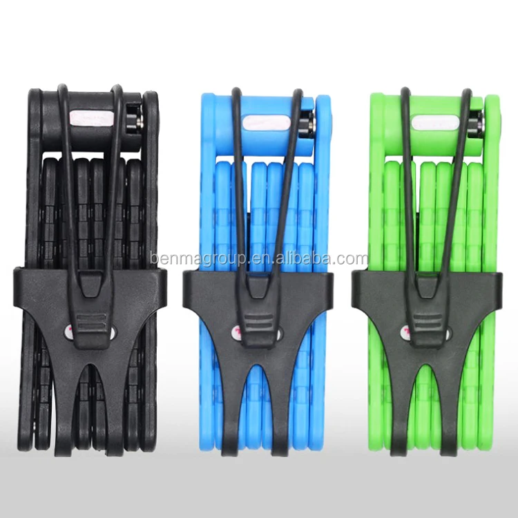 
Colorful bicycle folding lock for sale 
