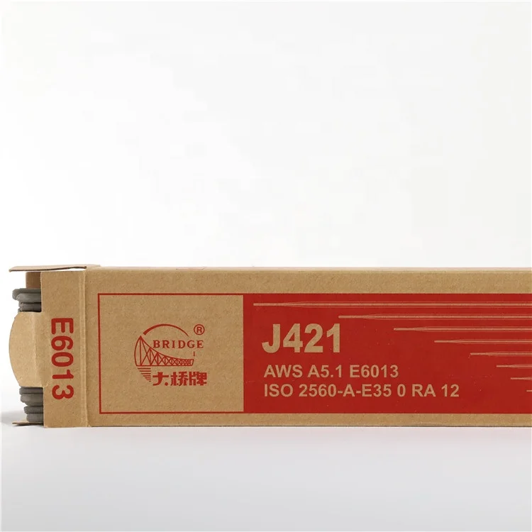 Welding Electrode E6013 J421 welding rod bridge brand factory direct supply