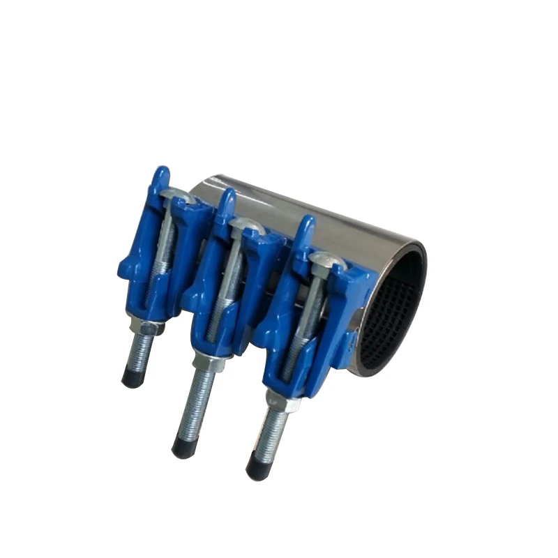 
 Зажим из ковкого чугуна для ремонта труб из ПВХ, полиэтилена высокой плотности  