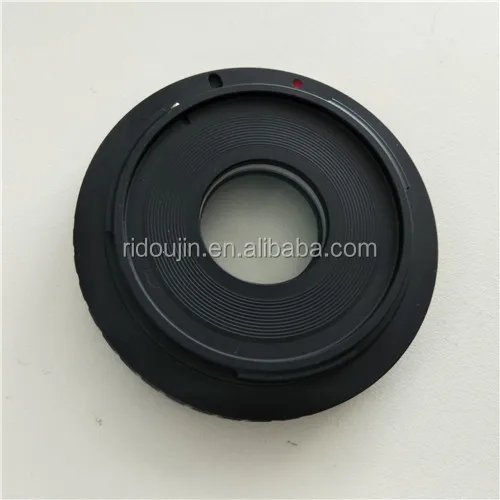 FD-EOS Lens adapter with glasses for Canon FD Lens to Canon EOS camera mount