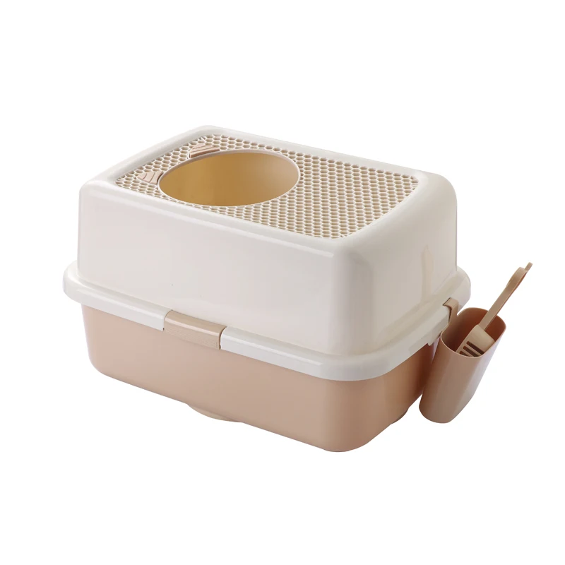 Hot sale on Alibaba plastic cat toilet litter tray