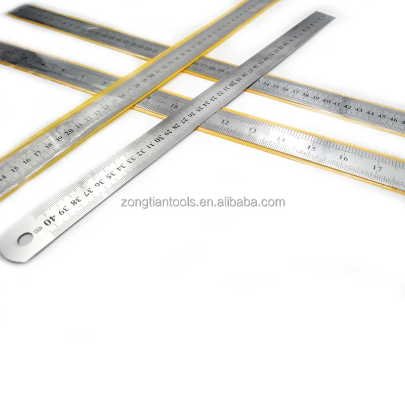 Custom Metal Stainless Steel Straight Ruler 150-2000mm Thicken Ruler