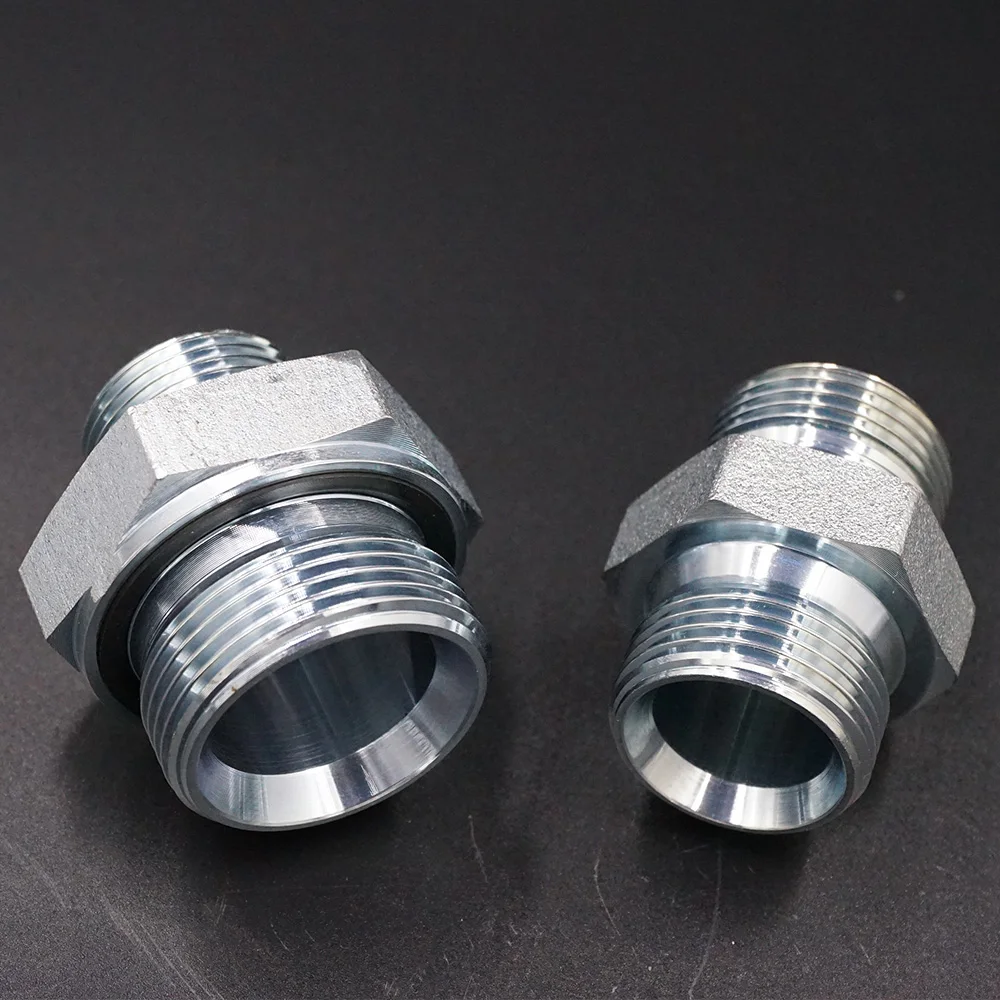 
Hot selling hydraulic fitting straight nipple reusable fittings hose 
