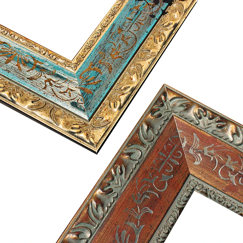 Antique Looking Wall Hanging Photo Frame Moulding Wholesale PS Photo Frame Strips Customizable
