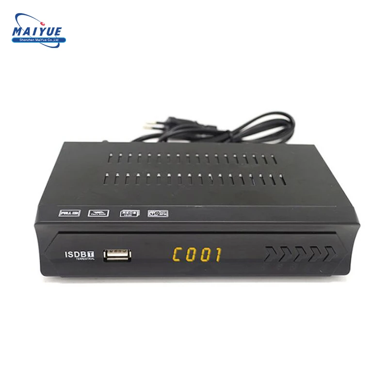 Factory OEM 1080p Mstar7805 cvbs PVR ISDB-T usb tv tuner set top box for Brazil, Peru market