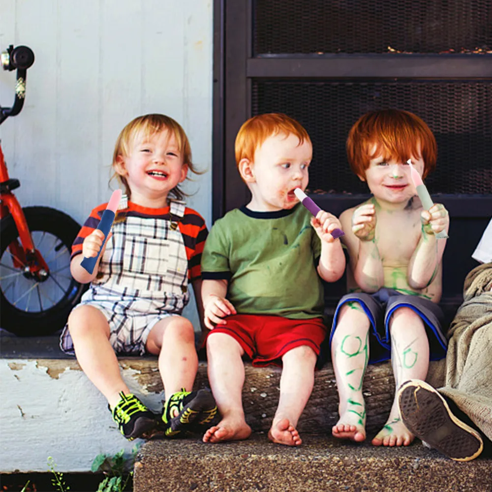 100PCS Custom Transparent Frozen Ice Cream Maker  Commercial Ice Cream Pop Popsicle Packaging Bag