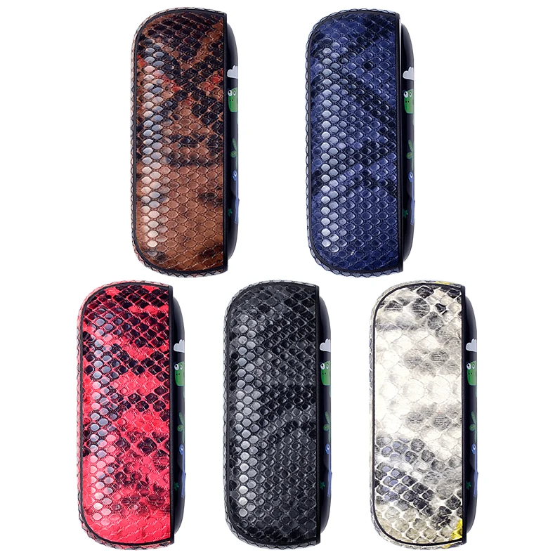 
Best selling snake leather protective case for iqos electronic cigarette 3.0 