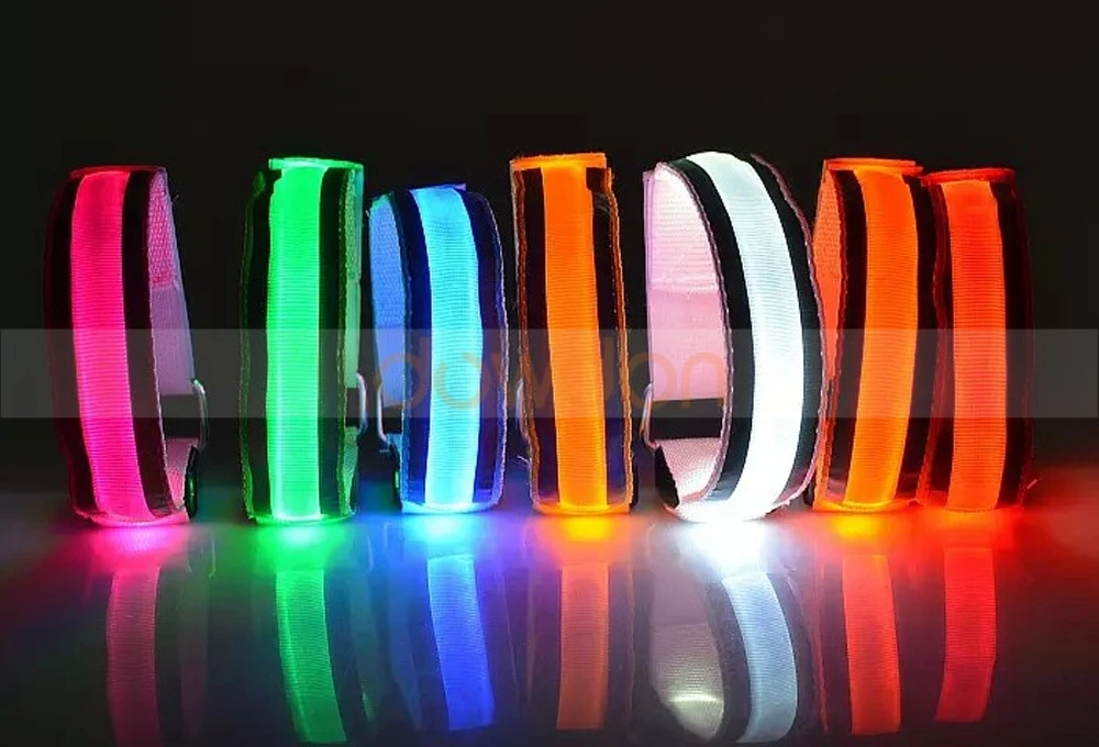 Led Flashing Sport Armband Led Safety Lights For Running at Night Sample Free