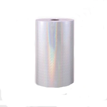 PET/BOPP holographic self adhesive paper films, Metallized Thermal Tipping Lamination Films