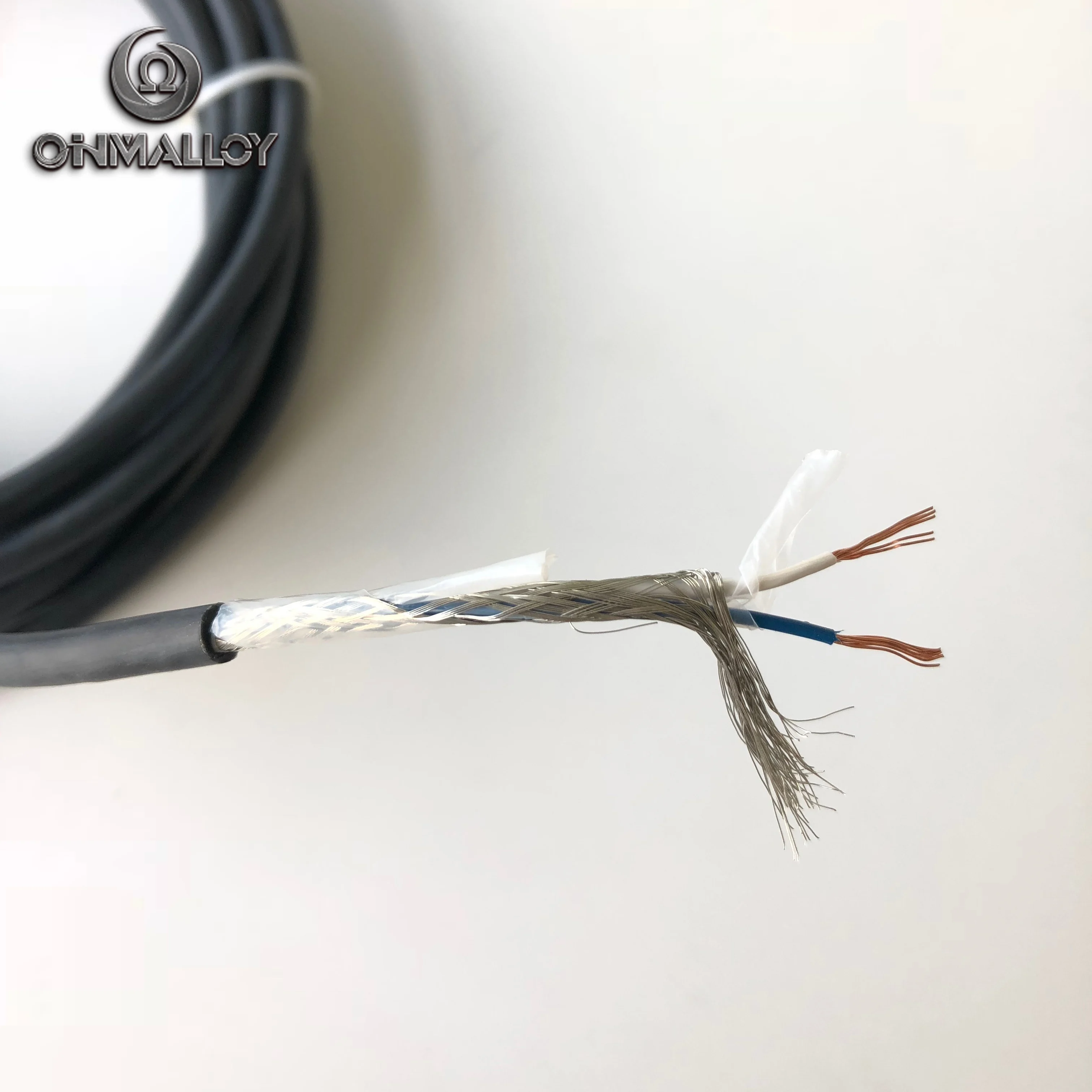 RTD PT100 Cable With Fluorosilicone Rubber Insulation oil-proof Jacket SS304 Sheath