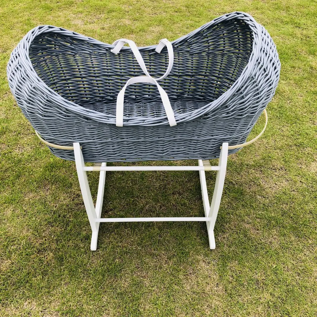 
handmade newborn infant sleep basket baby bed wicker moses basket 