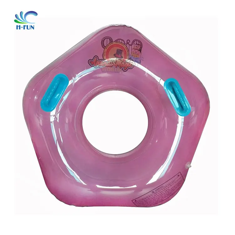 New design Pear Shape Clear Combine Solid PVC water slide tubes park equipment waterpark Tube