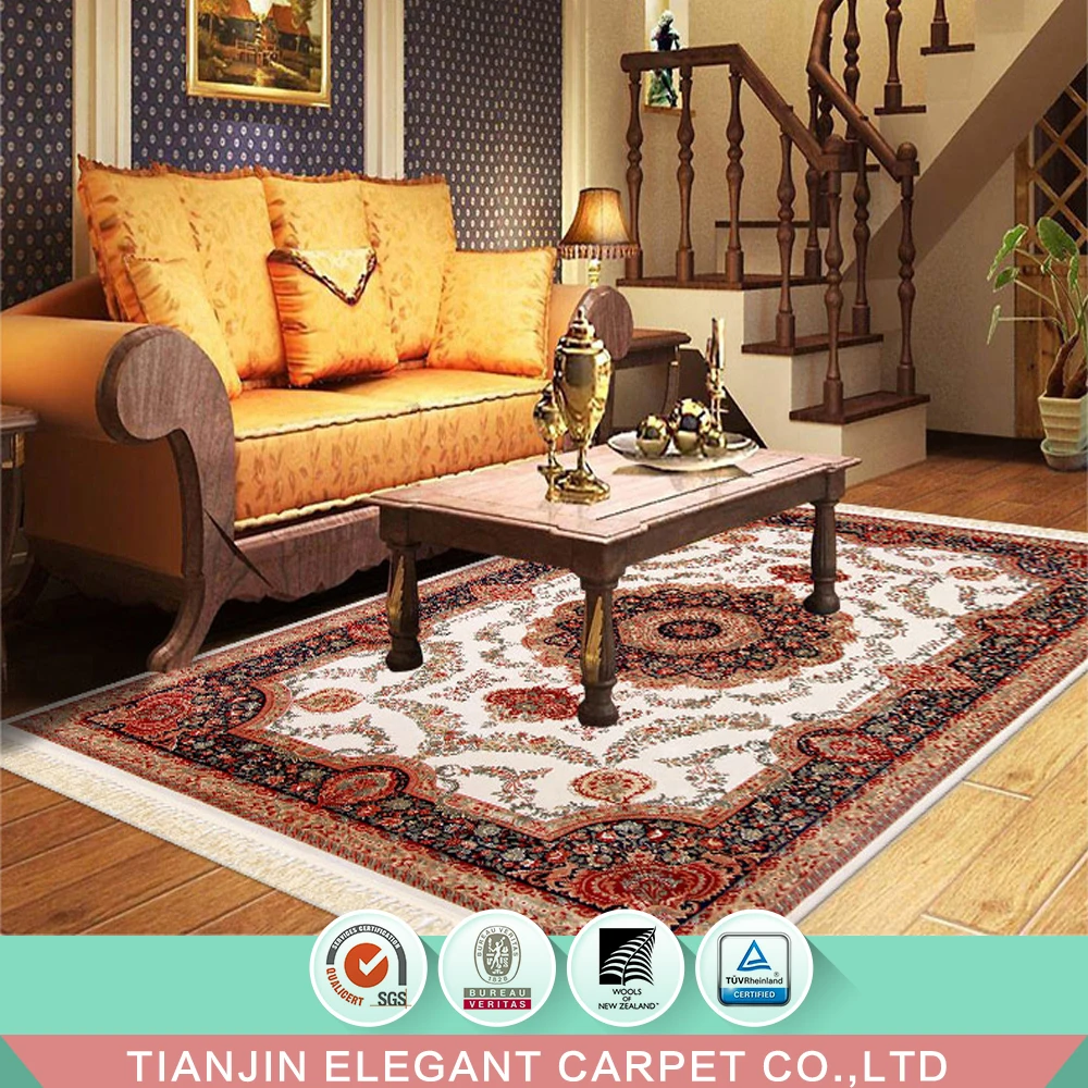China hot selling stereo OEM wood persian handmade carpet prices