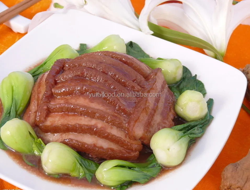 
Cans Food Canned Stewed Pork Sliced 