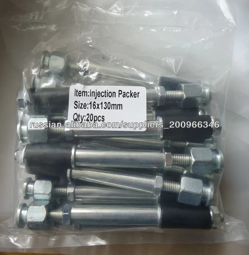 16x130mm Flat Head стали Packer