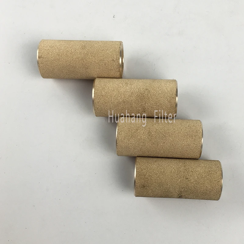 5 micron Co2 filtering sintered bronze powder filters with perfect handicraft