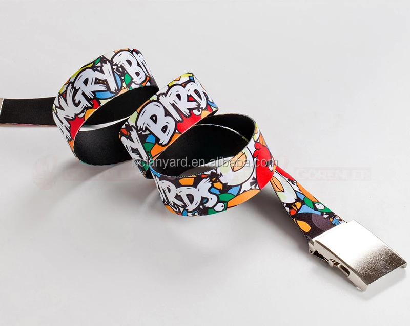 China Wholesale Fashion Custom Heat Transfer Printing Waist Belt