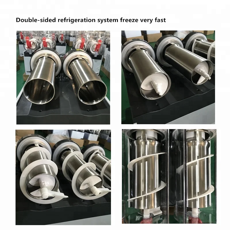 the new model 2x10L frozen beverage machine