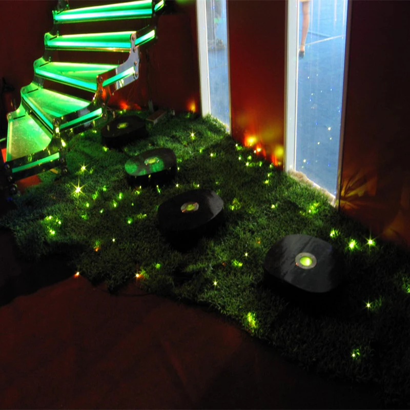 mitsubishi PEOF-1.5mm pmma end glow fiber optic cable with black jacket for ceiling led star light sky effect