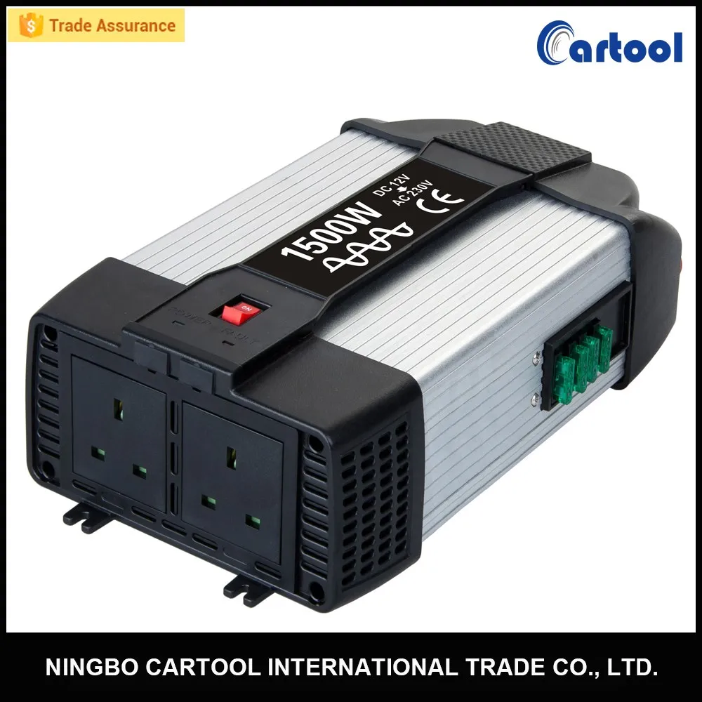 12 В 220 В Чистая синусоида 1500 Вт инвертор