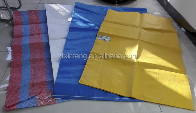 25 кг промышленных строительный мусор рисовой муки военные песок упаковки ПП сплетенный Филиппины печати