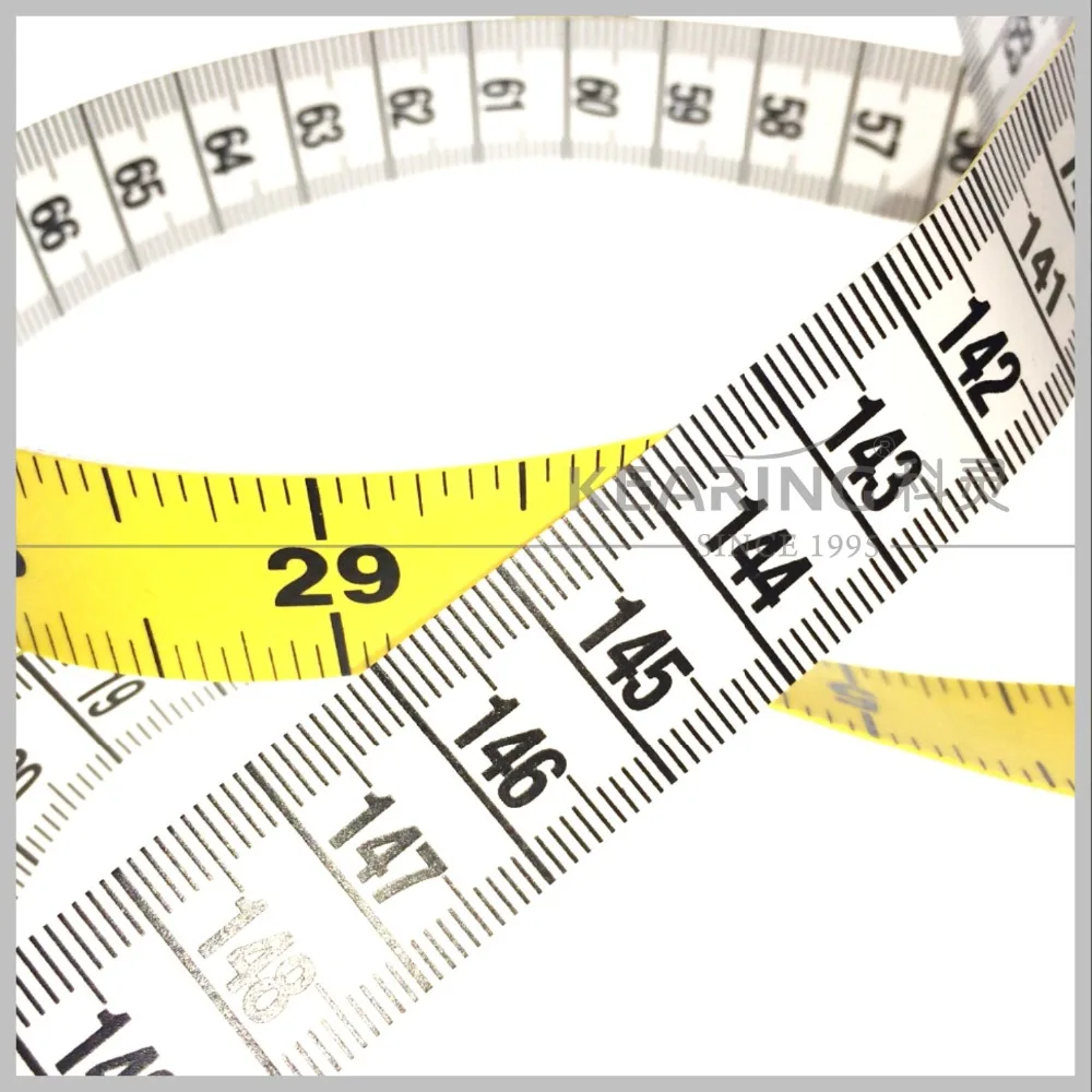 Линейка для измерения корпусной ленты для шитья, мягкая плоская лента шириной 60 дюймов/150 см шириной 1,3 см # KTP1513