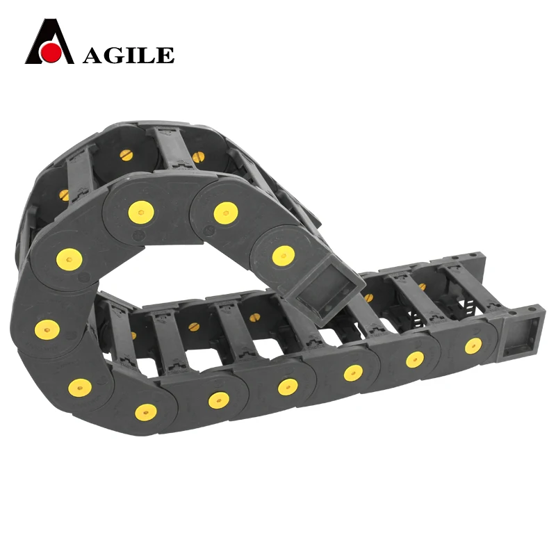 45*120 MTS series open type cnc reinforced nylon cable carrier