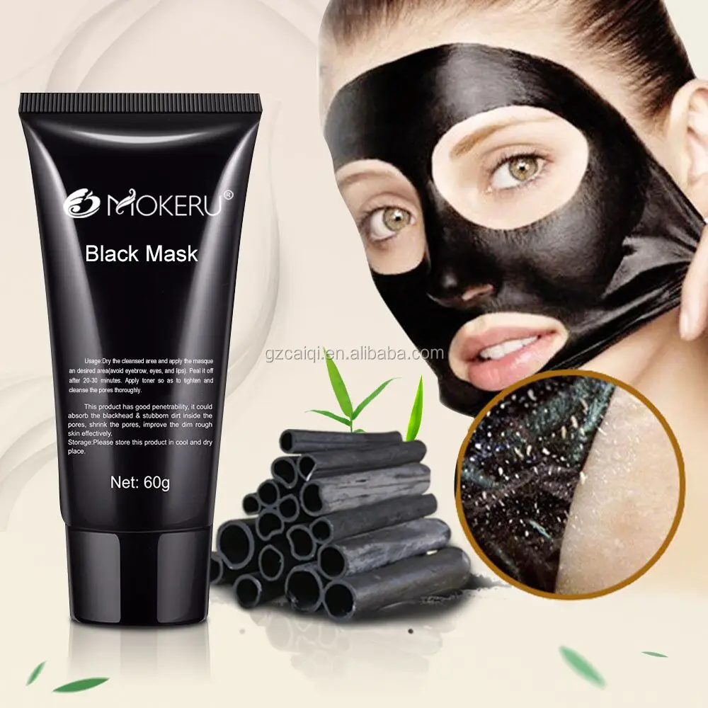 60g Private label Best Deep Cleansing Black Mask Facial Mud Cream Black Mask