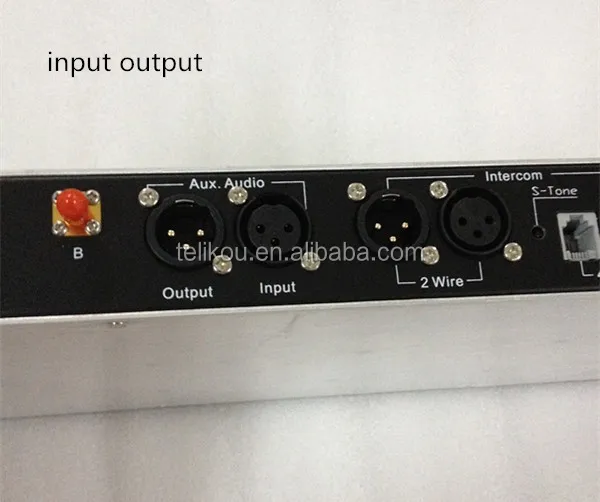 MDS-400 full-duplex wireless intercom system talk back system for control room camera man church stage