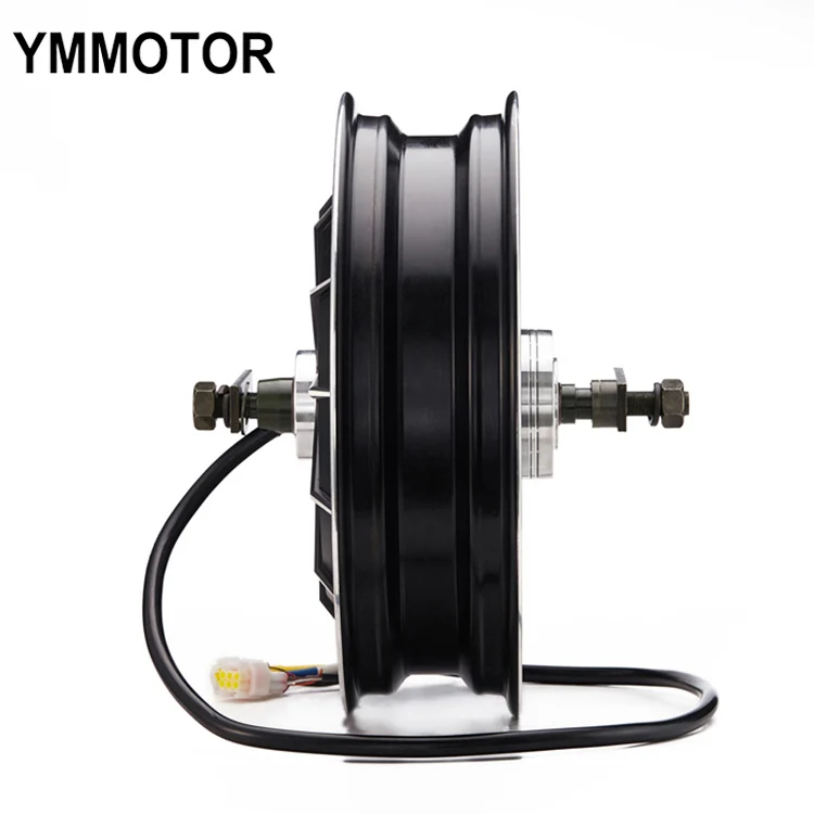 14 Inch 4000W 72V Bldc Hub Motor Electric Motorcycle Brushless Dc Motors For Sale