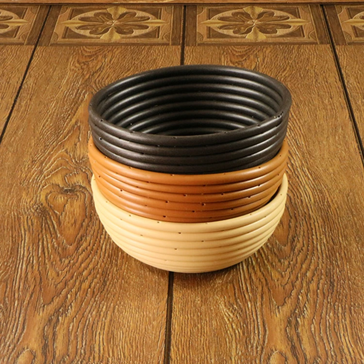 Round /oval Shape PP Rattan Plastic  Proofing Basket