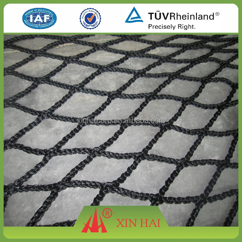 polyester raschel knotless net webbing net