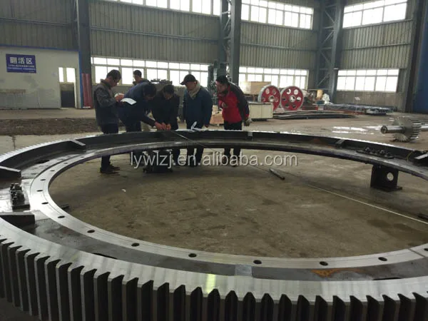 Large Module Casting Halve Girth Gear for rotary drum dryer