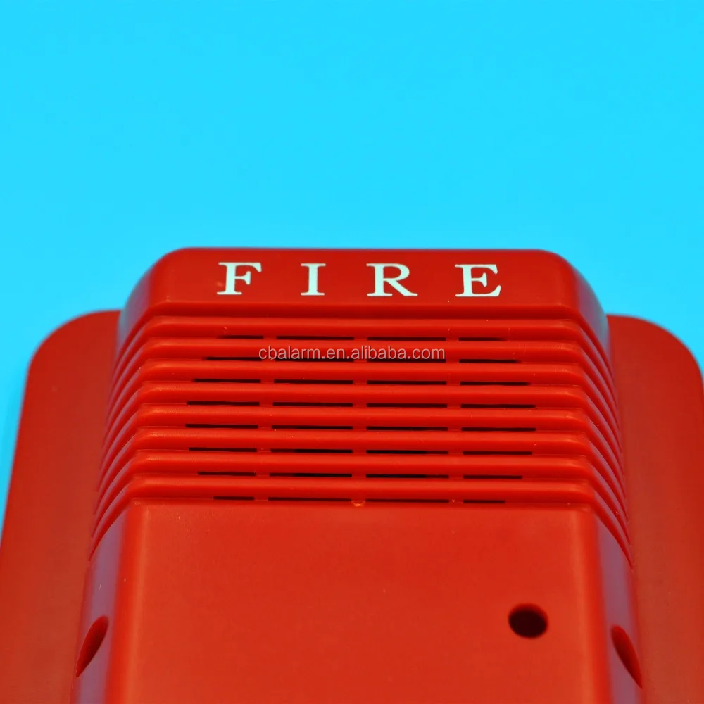 Wired High Sounder Levels Strobe Alarm Siren 24V or 12V For Home Alarm System Or Fire Alarm System
