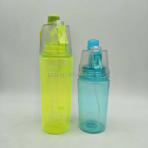 
Лидер продаж 2017, Спортивная бутылка для воды с распылителем, без БФА, пластиковая уличная бутылка для напитков 600 мл/400 мл, непроливаемая Бутылка для путешествий 