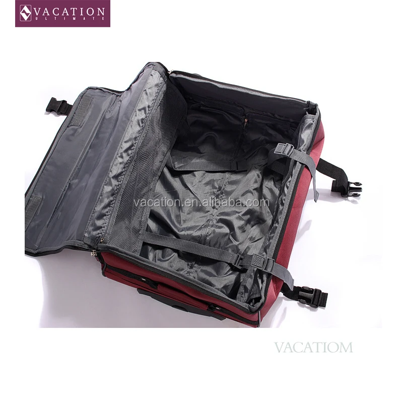 multi roller luggage hidden compartment bag