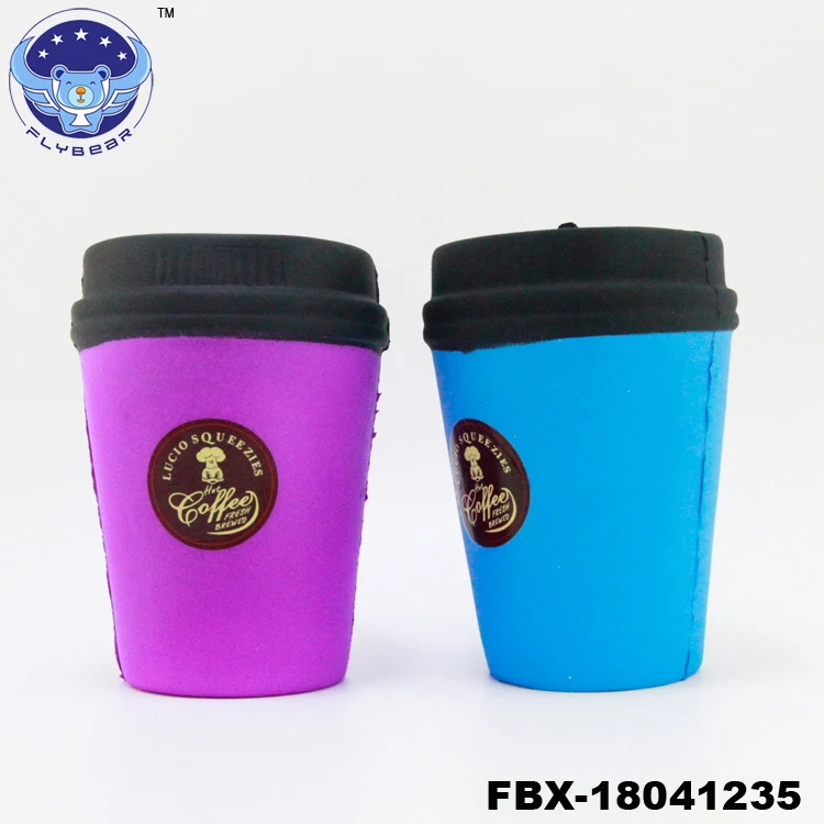 2018 Горячие снятие стресса Симпатичные Squishies кофейная чашка замедлить рост