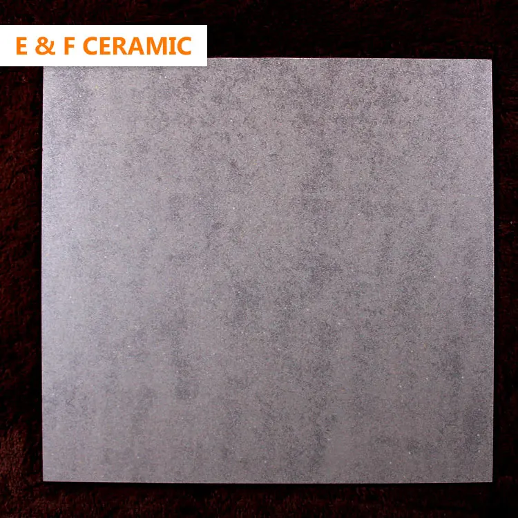 
600x600 Foshan Subway Station Matte Anti-slip Porcelain Tiles Rough Antique Grey Rustic Glazed Floor Tiles 