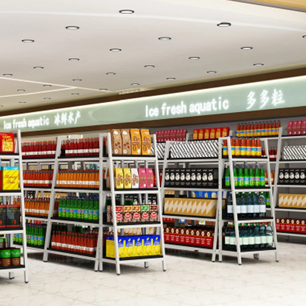 Manufacturer Free design Fast delivery Low MOQ Supermarket Equipment OEM ODM Supermarket Shelves