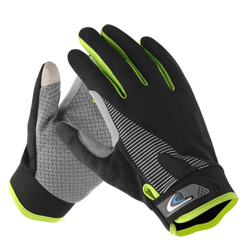 Outdoor sports bicycle cycling racing trainer exercise full finger sport gloves with good quality