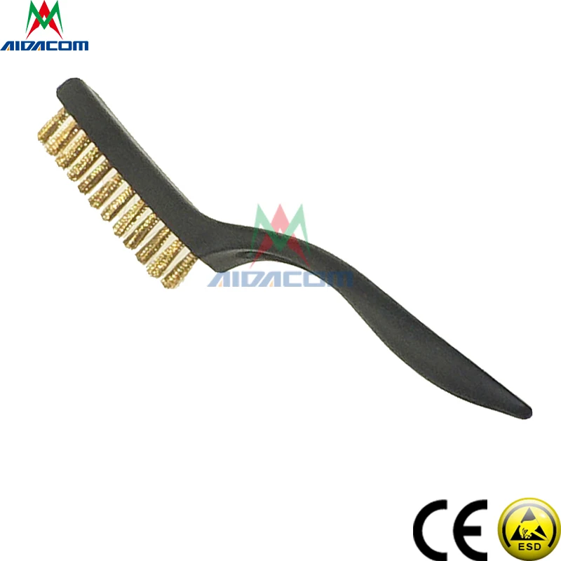 ESD Cleanroom SMT Machine Black Antistatic Carbon Fiber Cleaning Brush