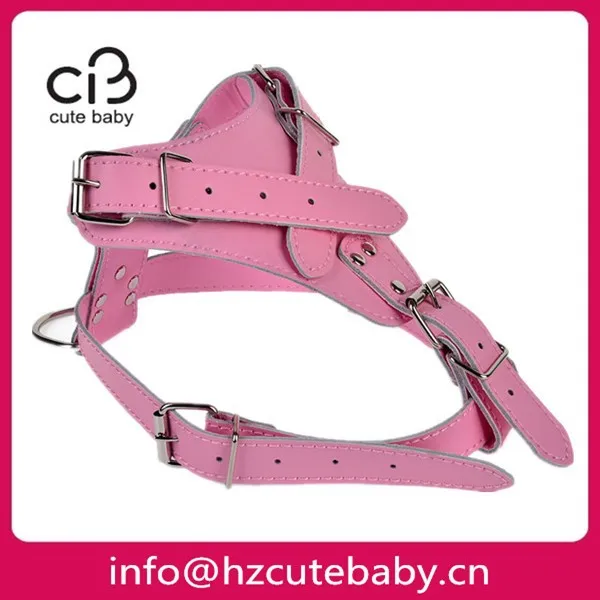 
big leather pet harness 