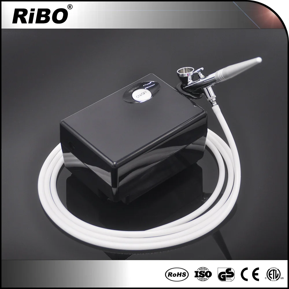 Mini AirBrush Compressor Air Brush Kit 0.4mm 2cc Spray Cake Decoration Temporary Tattoo Nail Art Paint Gun