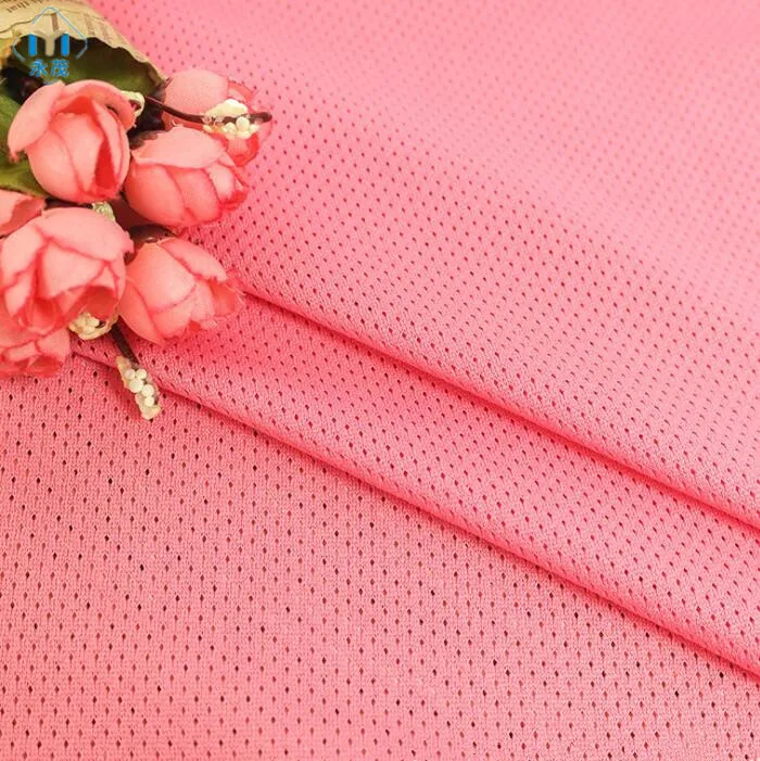 
Huzhou tricot 100% polyester mesh fabric for garment 